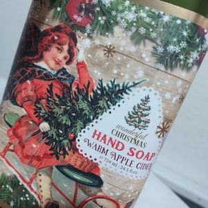 Apple scented Christmas theme hand soap